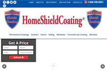 Tablet Screenshot of homeshieldcoating.com